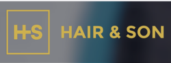 H+S Hair & Son logo.